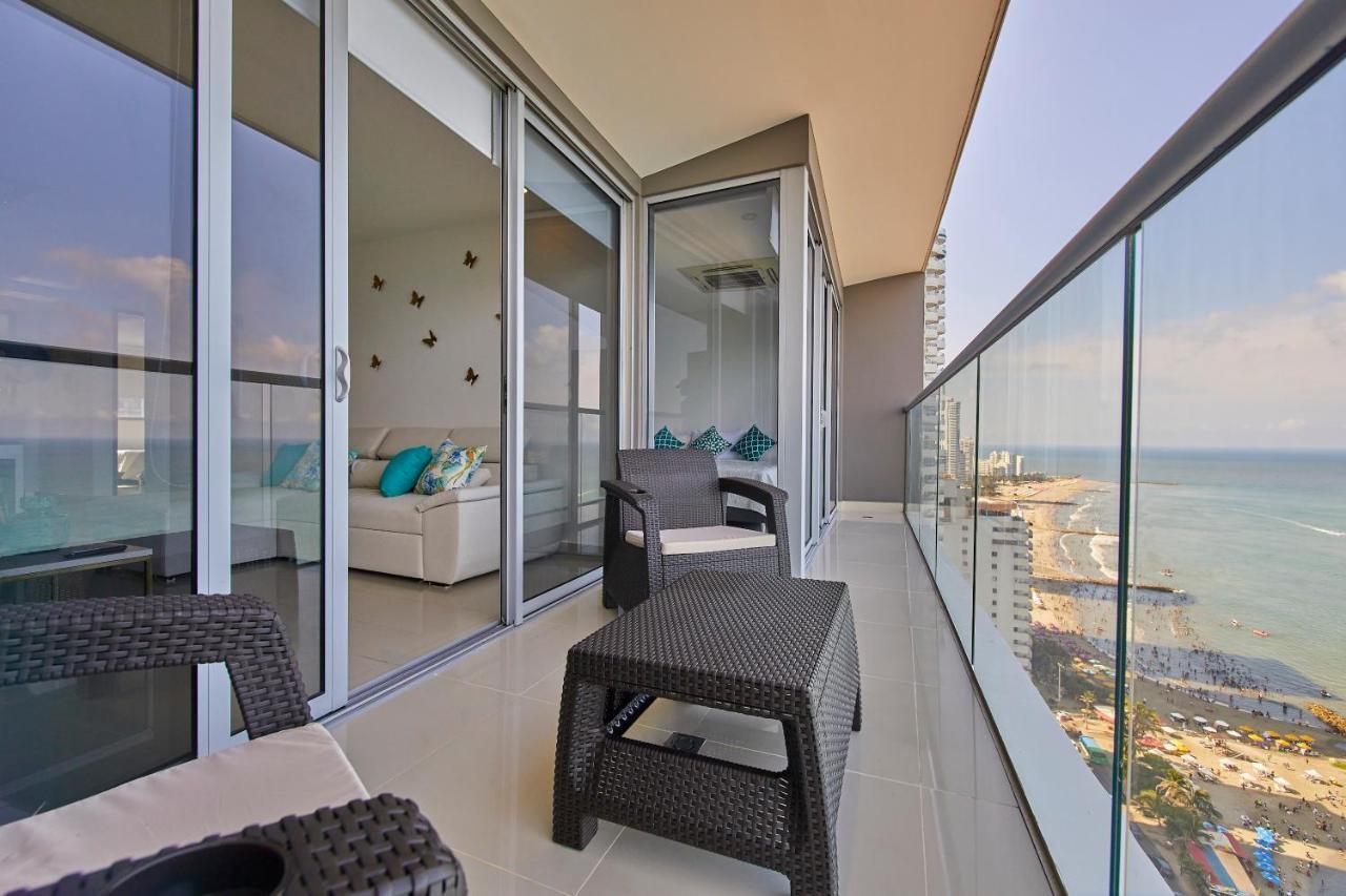 Beachfront Paradise With Outstanding Sunset Views Cartagena Bagian luar foto